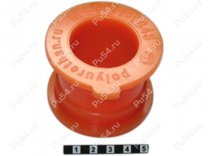 Stabilizer bushing, front suspension, ID=40.5 mm, Product Code 1-01-1848, Polyurethane, PU54i/K72/темно-оранжевый, Image №1