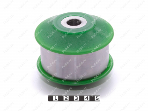 Сайлентблок нижнего кривого рычага передней подвески, Product Code 41-16-102, Polyurethane, PU54/M80/зеленый, Image №1