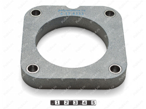 Front shock absorber strut spacer, 20 mm, Product Code 4-12-0222, Polyurethane, Полипропилен со втулками синий, Image №2