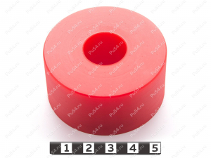 Шайба антивибрационная полиуретановая 60*21*30, Product Code 33-78-122, Polyurethane, PU54/M92/красный, Image №1