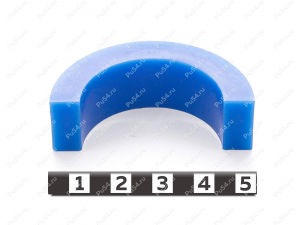 Тормоз загрузки/выгрузки 8х15, Product Code 33-01-1868, Polyurethane, PU54/M87/синий, Image №1