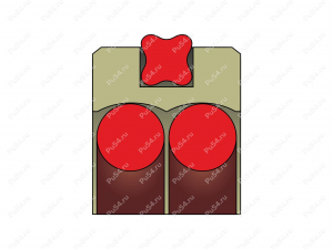 Уплотнение поршня 180x162x12.3 аналог PQ0301800 TRELLEBORG, HALLITE GP2 GP2MR01800NHLX, Product Code 70-08-929003, Polyurethane, PTFE+PU87*M, Image №1