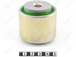 Lateral rod silent block, rear suspension (beam), Product Code 2-06-5181, Polyurethane, PU54/M80/green, Image №1