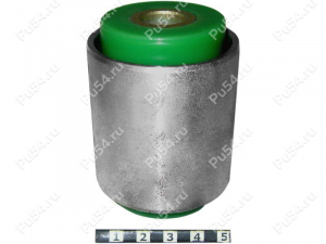 Trailing arm silent block, rear suspension, pressed-in (hub), Product Code 3-06-0651, Polyurethane, Image №1