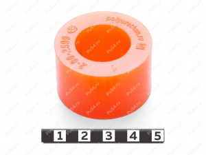 Втулка уплотняющая для сайлентблоков 2-06-2599, 2-06-2598, 2-06-703, Product Code 2-00-2599, Polyurethane, PU54/M72/оранжевый, Image №1
