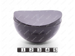 Подпятник D66, Product Code 33-01-1802, Polyurethane, PU54/M72/черный, Image №2