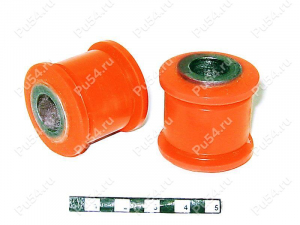 Steering rack silent blocks set (2 pcs)., Product Code 1-20-032, Polyurethane, Image №1