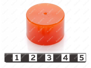 Сальник уплотнительный D 25 x d 2,2 x H 16, Product Code 33-01-1341, Polyurethane, PU54/M72/оранжевый, Image №1