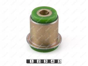 Control arm silent block, front suspension (pressed-in)., Product Code 1-06-1191, Polyurethane, PU54/M80/зеленый, Image №1