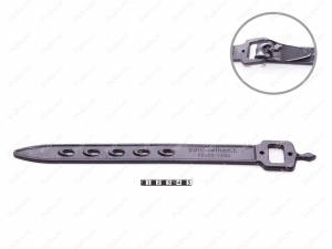 Ремень стяжной 300мм с фиксатором Унификс, Product Code 33-00-1300, Polyurethane, PU54/M72/черный, Image №2