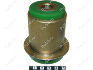 Lower front control arm rear silent block, press-fitted, Product Code 3-06-4811, Polyurethane, Image №1