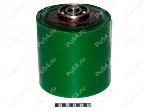 Compression roller D 100 x d 70 x H 100 (restoration), Product Code 333-01-747, Polyurethane, PU54/K80/dark green, Image №1