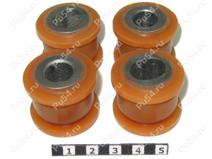 Steering rack silent blocks set (4 pcs)., Product Code 1-20-121, Polyurethane, Image №1