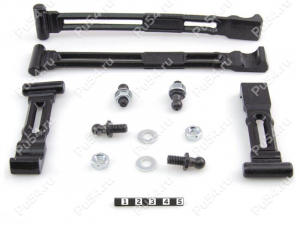 Hood straps full set, Product Code 50-20-054, Polyurethane, black, Image №1