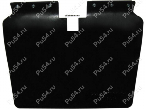Mud flap (with fittings), width 400 mm, Product Code 50-20-19-016, Polyurethane, black, Image №1