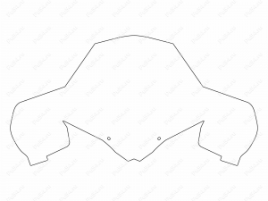 Snowmobile BRP SUMMIT 2009-2011 (45,5 sm, 2 mm, PC) windshield, Product Code 50-44-478PK, Polyurethane, Image №6