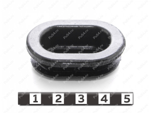 Заглушка порогов TOYOTA, Product Code 1-00-001, Polyurethane, PU54/M72/черный, Image №2