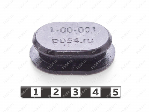 Заглушка порогов TOYOTA, Product Code 1-00-001, Polyurethane, PU54/M72/черный, Image №1
