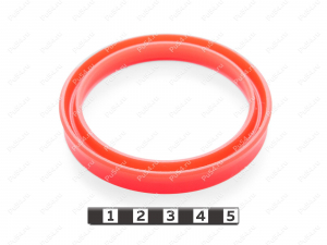 Манжета ИМС 041.163.801 76,9*60,1*10, Product Code 33-78-434, Polyurethane, PU54/M92/красный, Image №1