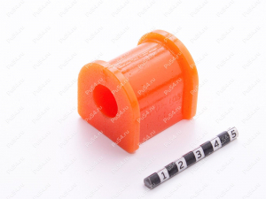 Втулка стабилизатора задней подвески, ID =15,7мм, Product Code 24-01-108, Polyurethane, PU54/M72/оранжевый, Image №1