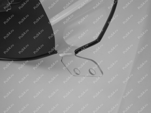 Snowmobile windshield one-piece with clamps (low), Product Code 50-20-70024, Polyurethane, Image №3