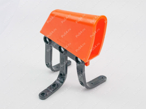 Barrel mount (without tilt relative to the support platform), Product Code 33-17-0141, Polyurethane, PU54/M80/black, Image №8