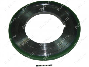 Bushing D 256 x d 235 x H 13,1 (restored), Product Code 333-01-782, Polyurethane, PU54/K80/dark green, Image №1