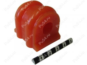 Stabilizer bushing, rear suspension, ID=14/13 mm, Product Code 12-01-3318, Polyurethane, Image №1