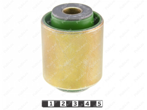 Lower control arm silent block, rear suspension, Product Code 40-06-0011, Polyurethane, PU54/M80/зеленый, Image №1