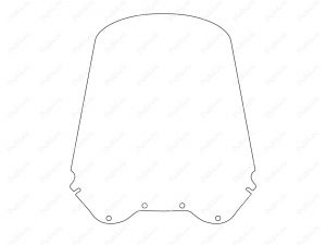 Motorcycle windshield HONDA XRV 750 AFRICA TWIN 1993-2000 (RD07-), Product Code 55-44-1553Pc, Polyurethane, Image №7