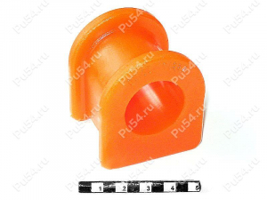 Stabilizer bushing, front suspension., Product Code 1-01-515, Polyurethane, PU54i/K72/темно-оранжевый, Image №1