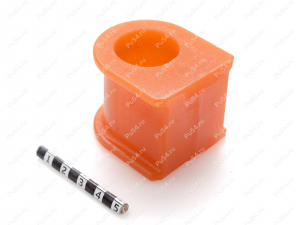 Втулка переднего стабилизатора, ID=27,8mm, Product Code 21-01-999, Polyurethane, PU54/M72/оранжевый, Image №3
