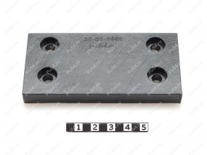 Опора 10х50х100 мм., Product Code 33-01-1448, Polyurethane, PU54/M87/черный, Image №1