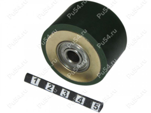 Roll (restoration), Product Code 333-01-792, Polyurethane, PU54/K80/dark green, Image №1