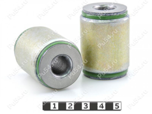 Panhard rod silent block set, rear suspension (2 pcs), Product Code 1-20-5081, Polyurethane, PU54/M80/green, Image №1
