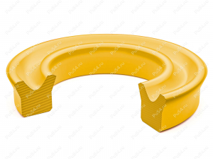 Манжета 110x100x10, аналог, UN 100x110x10, Product Code 70-00-210013, Polyurethane, PU54/M95/желтый, Image №3