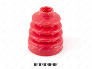 CV-joint inner dust boot, front suspension, Product Code 16-05-001, Polyurethane, PU54/M71/orange, Image №1