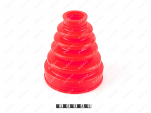 CV-joint dust boot (inner), Product Code 1-05-163, Polyurethane, PU54/E72/red, Image №3
