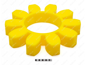 Elastic coupling sprocket 255 * 127 * 42 (10 beams), Product Code 33-01-1157, Polyurethane, PU54/M92/red, Image №2