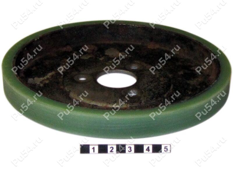 Snow blower clutch disc D 150 x d 138 x h 15 (restoration), Product Code 333-01-826, Polyurethane, PU54/K80/dark green, Image №1