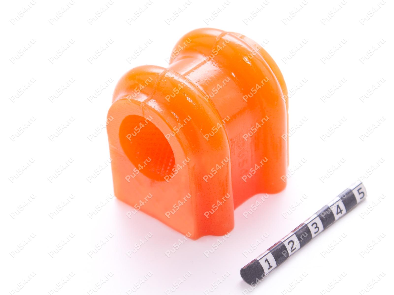 Втулка стабилизатора передней подвески,  ID =21,7мм, Product Code 12-01-024, Polyurethane, PU54/M72/оранжевый, Image №1
