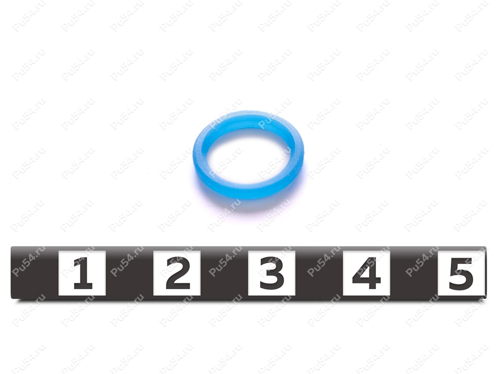 Уплотнение для гидравлической системы № 7 12,5*9,5*1,8, Product Code 33-78-164, Polyurethane, PU54/M87/синий, Image №1