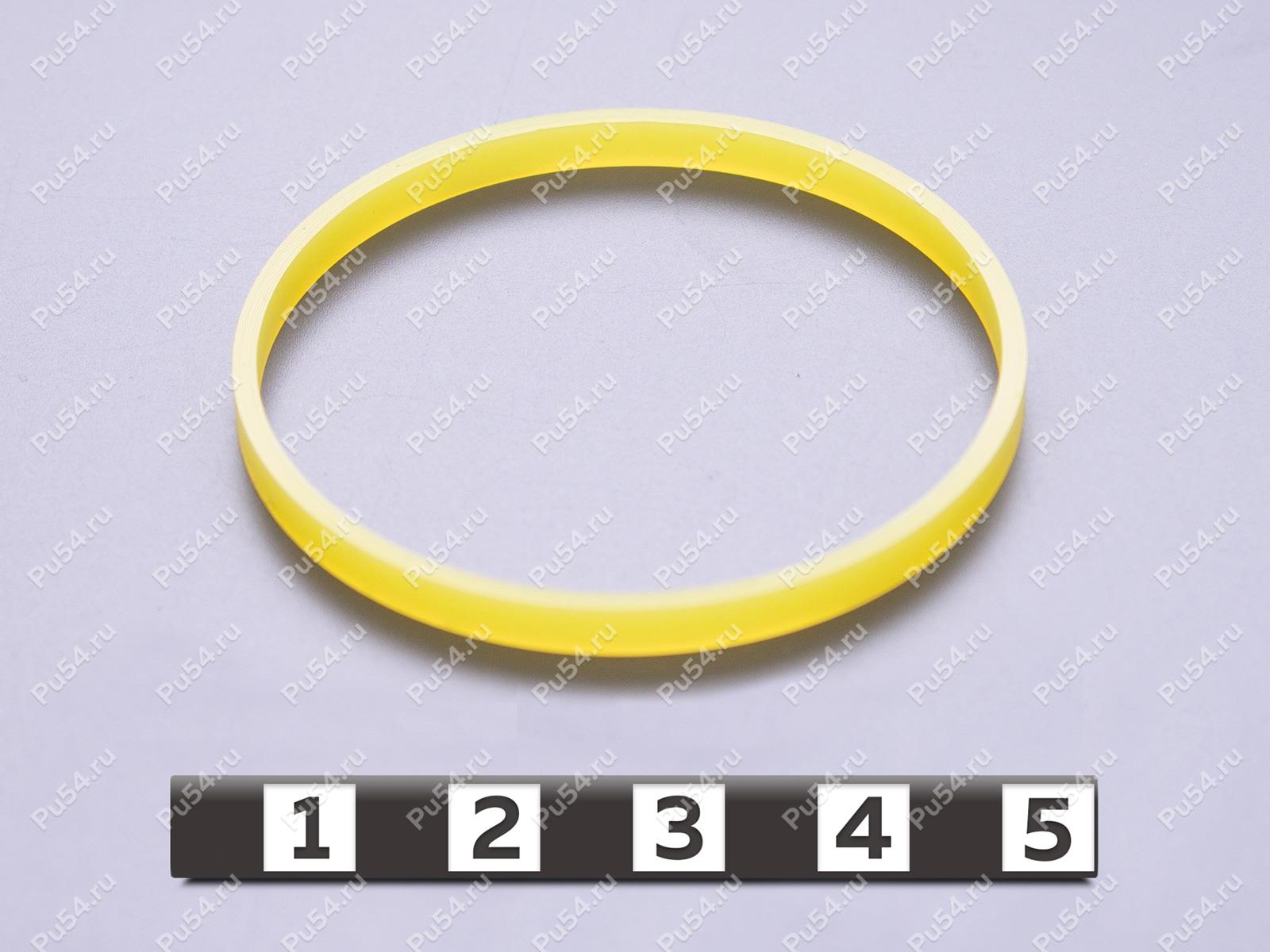 Кольцо прямоугольного сечения 47*44,5*3,5, Product Code 33-78-176, Polyurethane, PU54/M95/желтый, Image №1