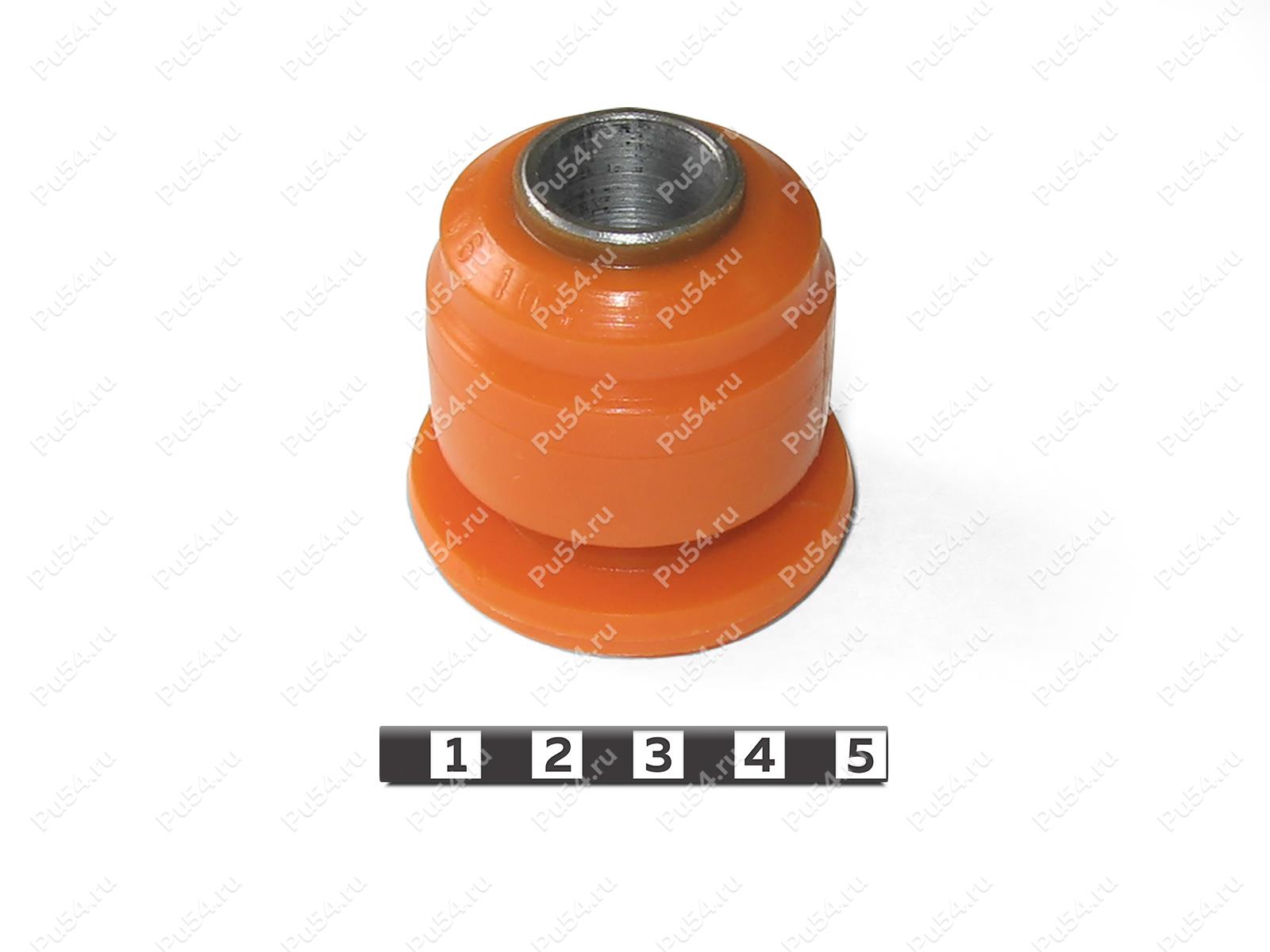 Upper control arm silent block, front suspension., Product Code 2-06-103, Polyurethane, PU54/M72/оранжевый, Image №1