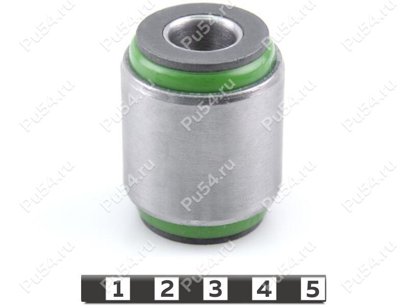 Hub silent block (trailing arm), rear suspension, pressed-in, Product Code 12-06-22771, Polyurethane, PU54/M80/green, Image №1