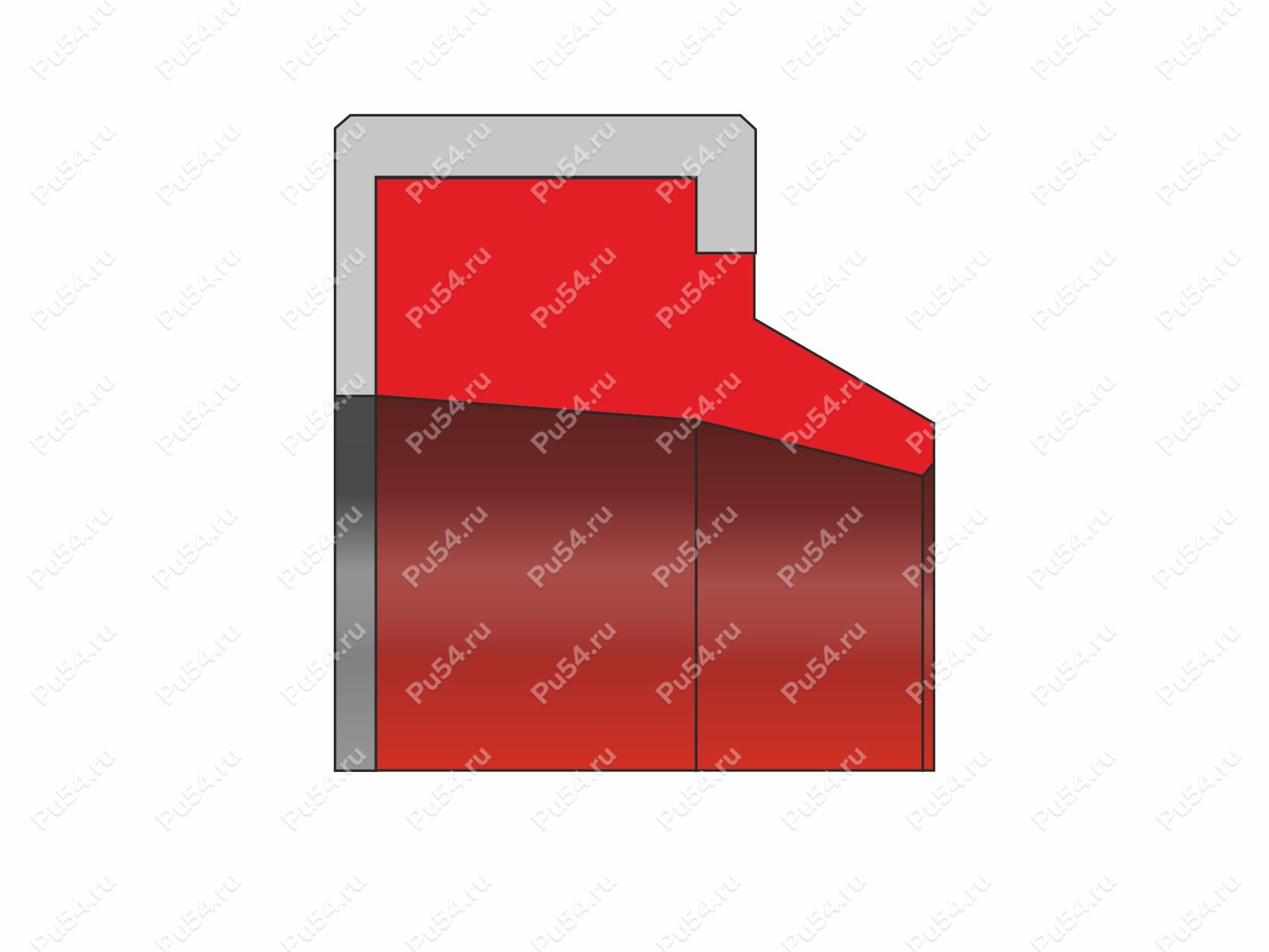 Грязесъемник 100x115x7,5/13 аналог FST AM44 армированный, Product Code 70-02-002556, Polyurethane, PA+PU92M, Image №1
