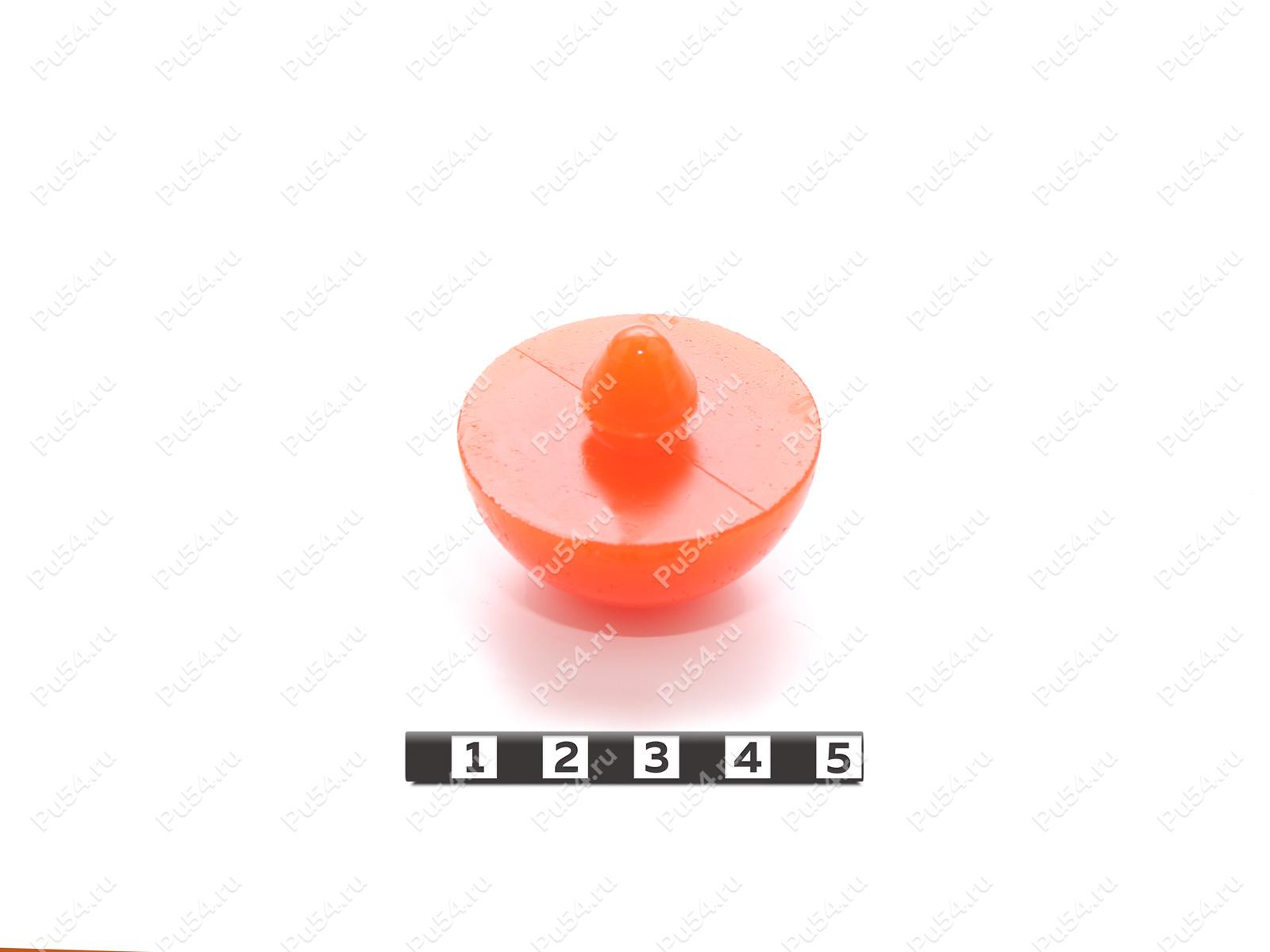 Отбойник верхнего рычага передней подвески, Product Code 2-07-002, Polyurethane, PU54/M72/оранжевый, Image №1