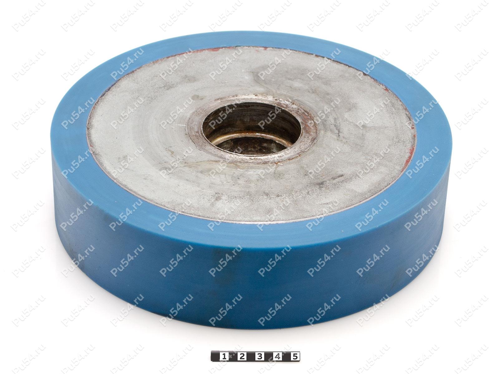 Каток D 250 x d 203 x H 60 (восстановление), Product Code 333-01-1048, Polyurethane, PU54/K87/синий, Image №1