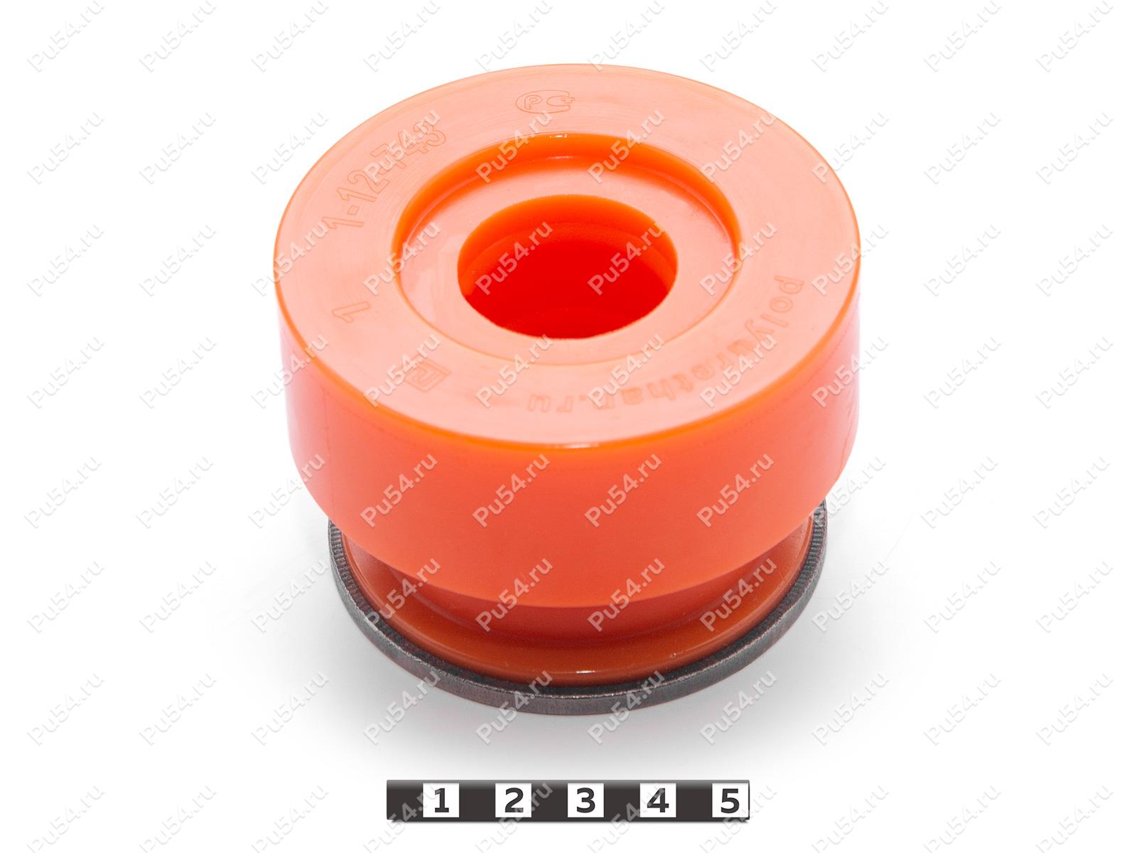Подушка кузова 2 ряд нижняя, Product Code 1-12-743, Polyurethane, PU54/M72/оранжевый, Image №1