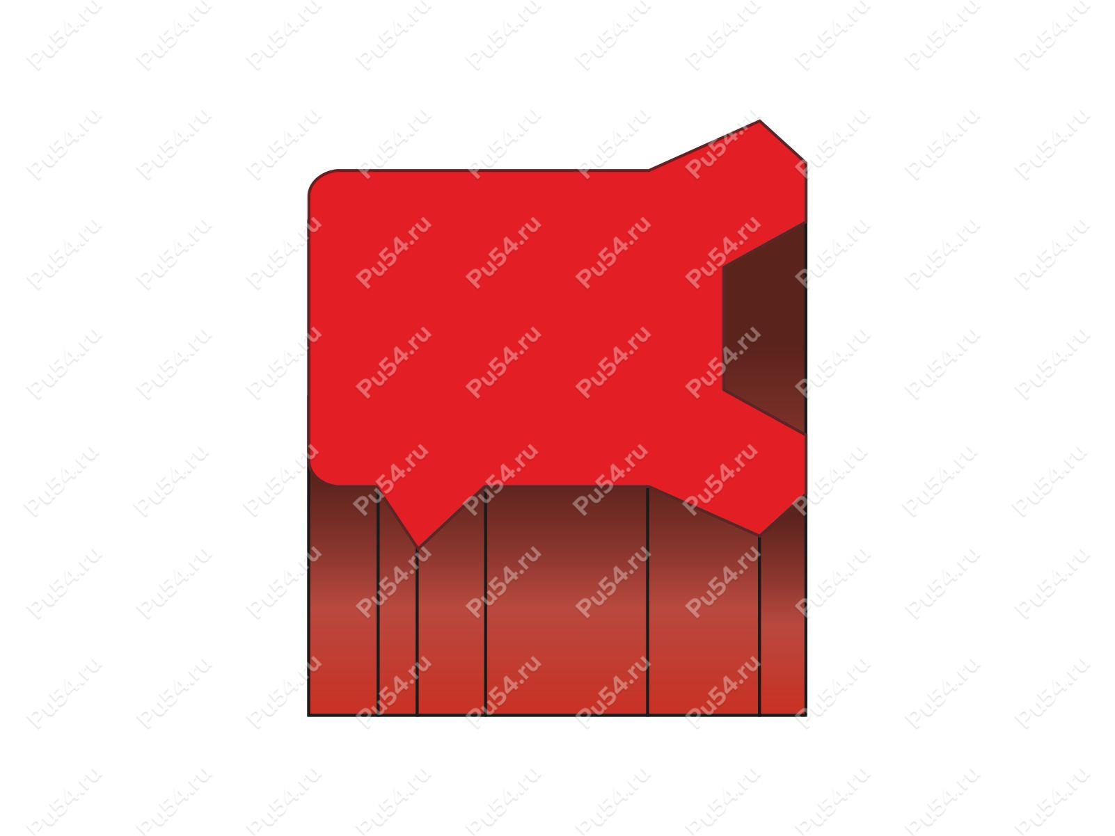 Манжета штока 95x103x8/L=9, аналог K38-095 KASTAS, Product Code 70-00-735407, Polyurethane, PU54/M95/желтый, Image №1